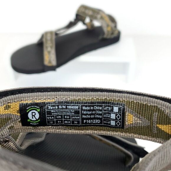 Men's Teva Original Universal Recycled Outdoor Strappy Sandals Size 12 - Picture 6 of 8